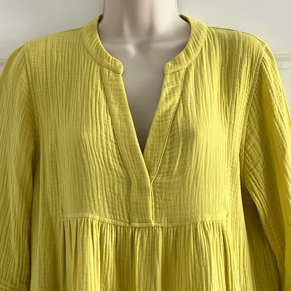 Devotion Twins Ella Mini Dress 100% Cotton Gauze Beachy XS New Anthropologie - Picture 2 of 14